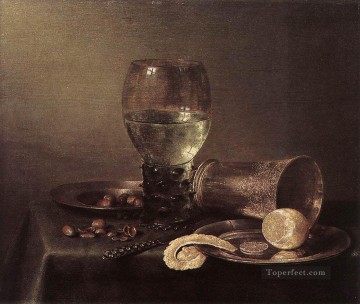 静物 Painting - 静物画 1632 ウィレム・クラーズゾーン・ヘダ